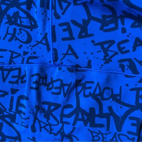 Aerie Womens Active Chill Play Move High Waisted Blue Stretch Leggings Pants S/P - Picture 6 of 12